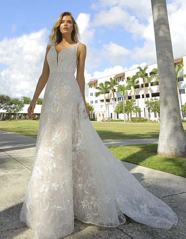 randy fenoli vestido azul